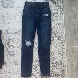 Super High-Rise American Eagle Jeans, 00 SHORT